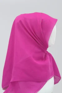 Huda Square – Rose Violet