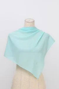 ESHAR CHIFFON SHAWL – Turquoise