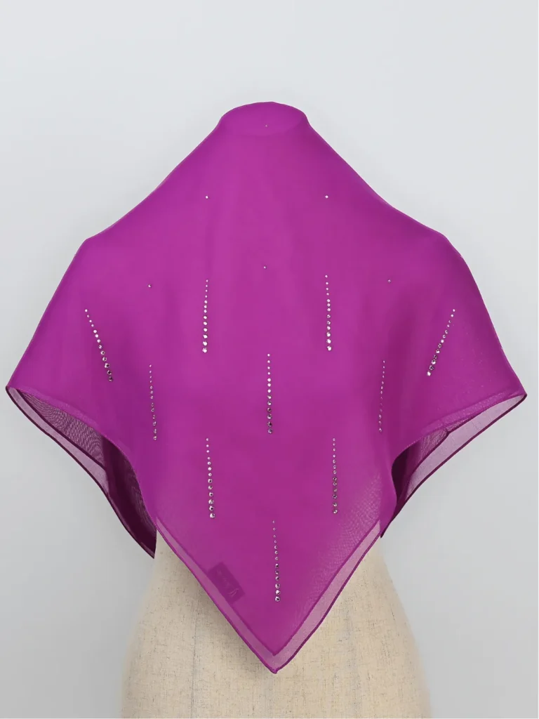 JASMINE SQUARE – Magenta Purple