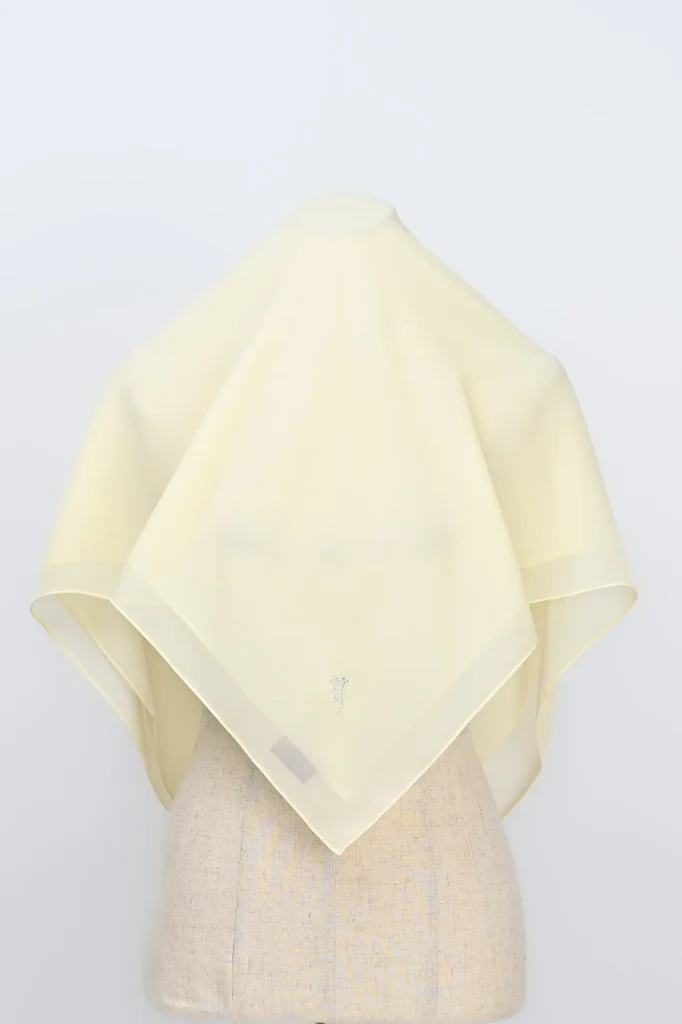 ERYNA CHIFFON SQUARE – Baby Yellow