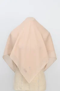 ERYNA CHIFFON SQUARE – Pearled Ivory