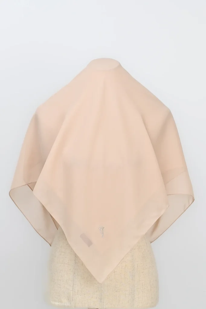 ERYNA CHIFFON SQUARE – Pearled Ivory
