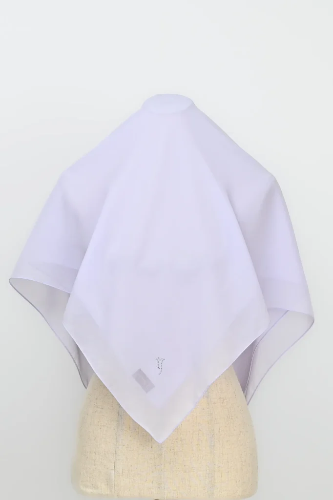 ERYNA CHIFFON SQUARE – Soft English Hyacinth