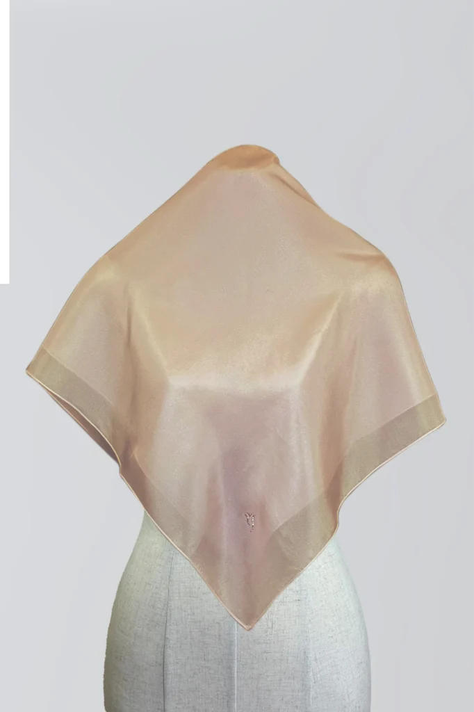NYLA SILK SQUARE – Almond Buff
