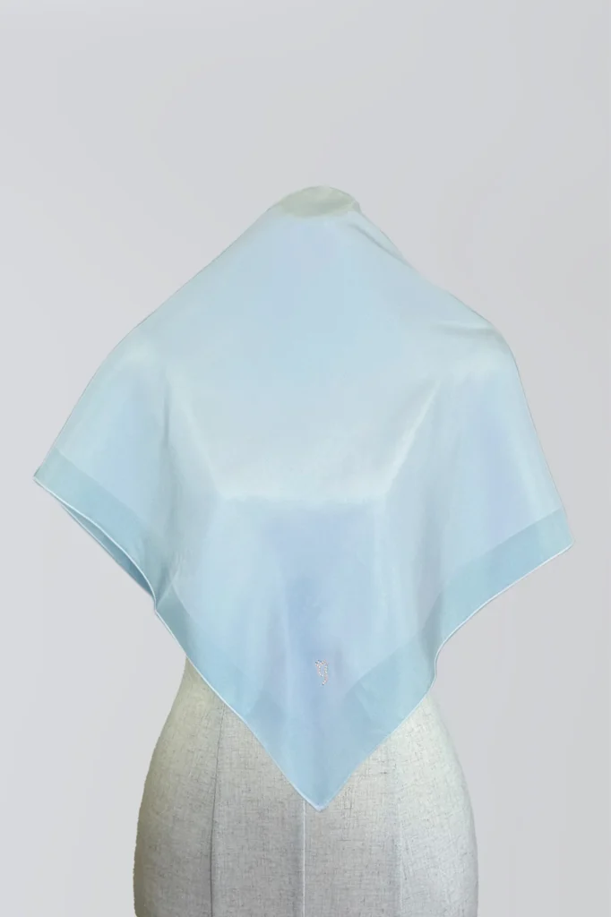 NYLA SILK SQUARE – Bits of Blue
