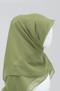Huda Square – Green Olive