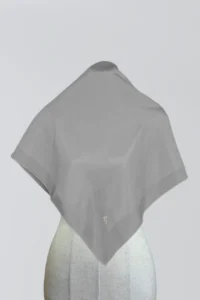 NYLA SILK SQUARE – Metallic Grey
