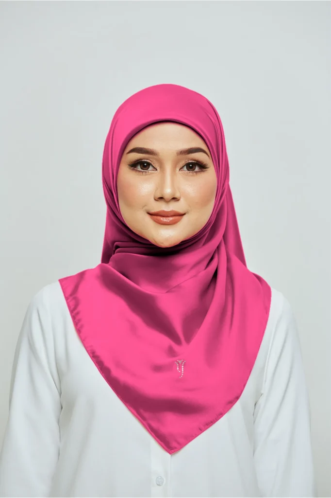 AUREA SATIN SQUARE – Pink Yarrow