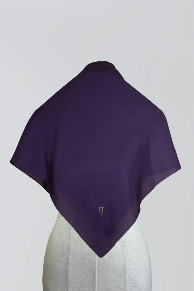 NYLA SILK SQUARE – Violet Indigo
